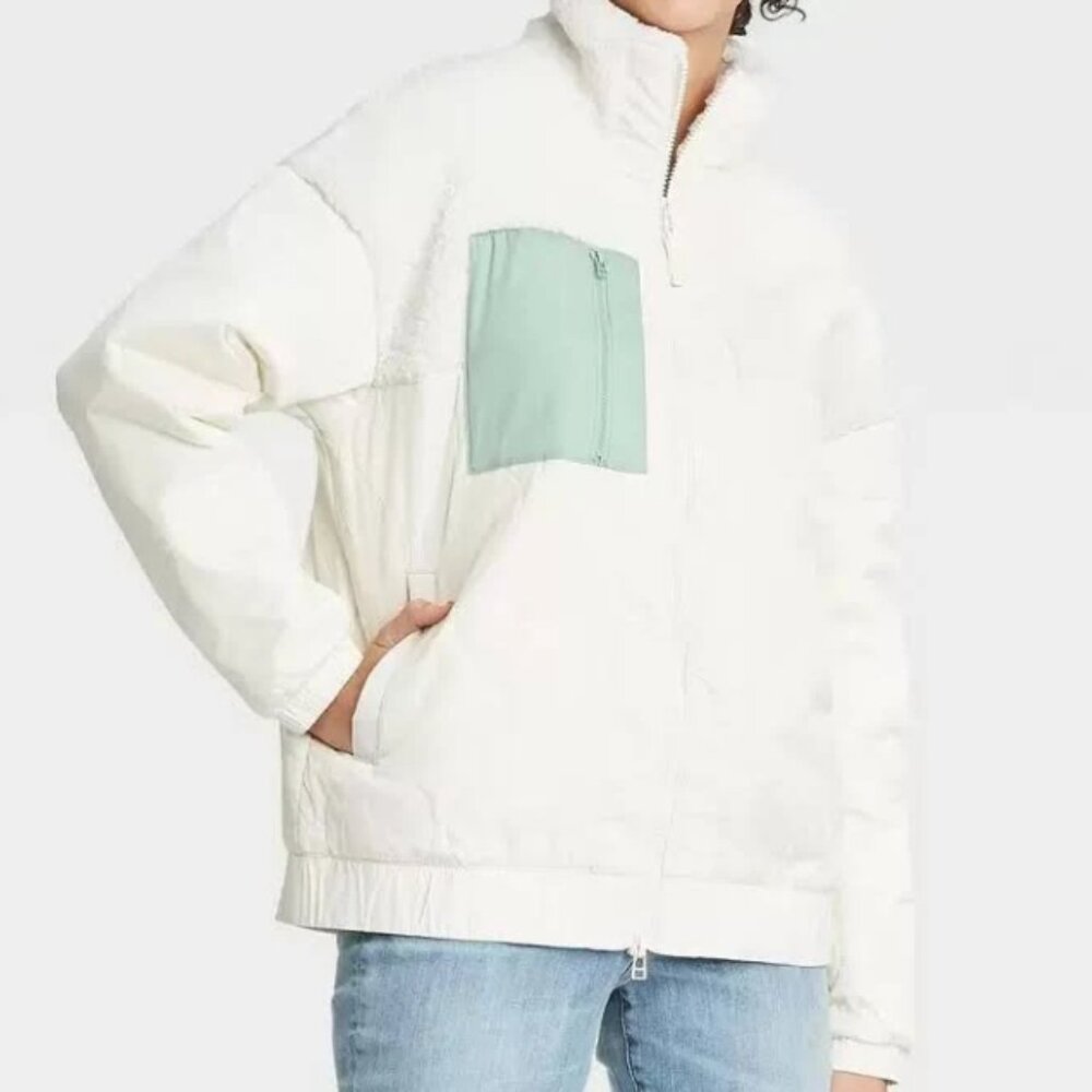 Universal Thread Womens Jacket size 1x jacket cream jacket plus size jacket